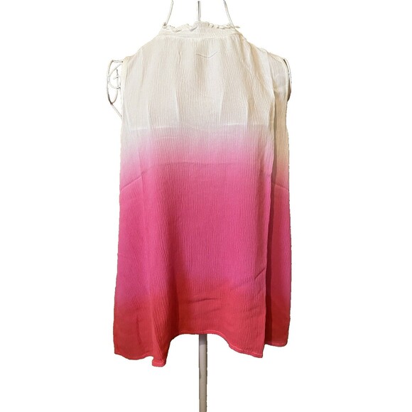 💗Mud Pie Weston Pink Ombre Dip Dye Swing Tank for Women - Size Small, NWT - Picture 6 of 11